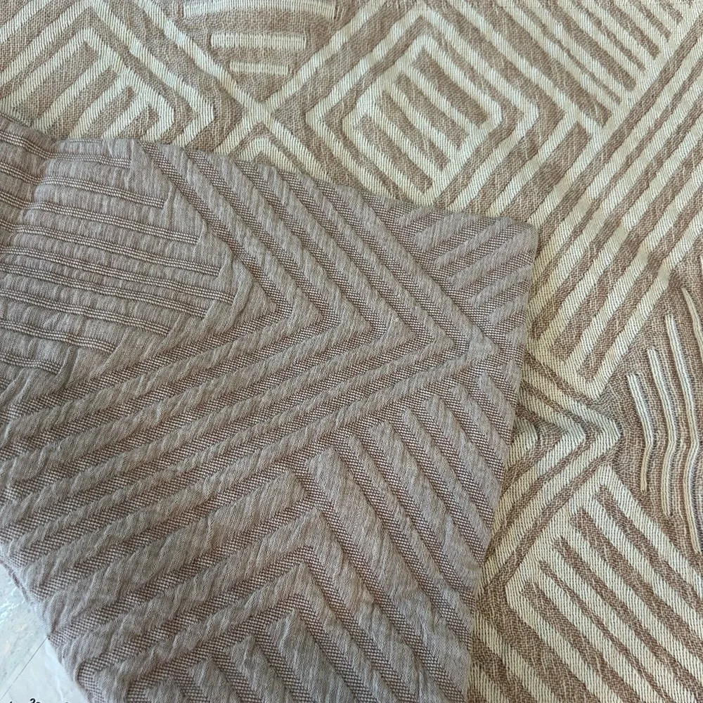 Pottery Barn Sweet July Geo Pillow Sham Standard Size 1